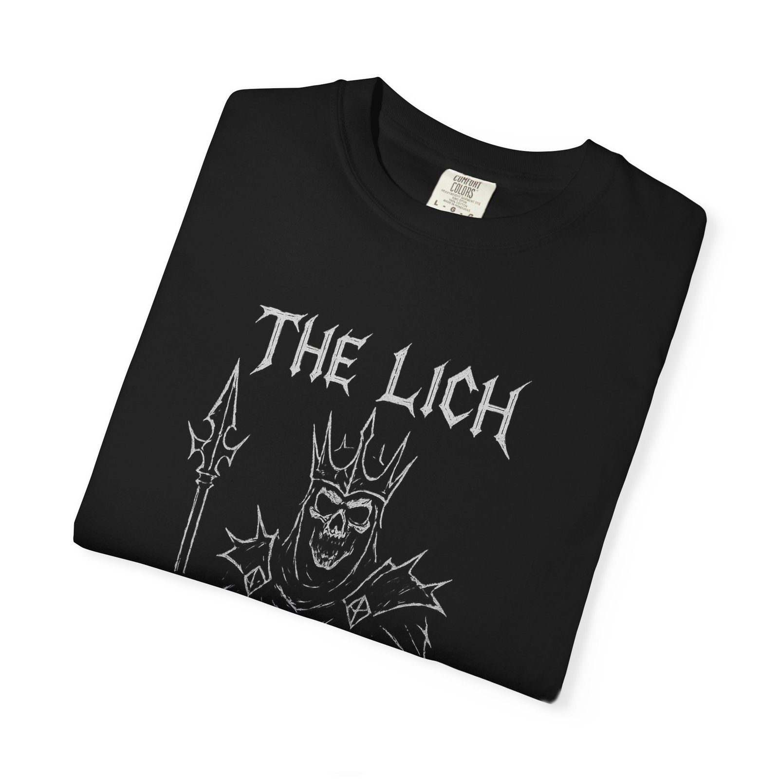 Gothic Graphic Tee - The Lich | Unisex T-shirt for Gamers | Perfect for D&D, Halloween, Cosplay, or Everyday Wear - Image 3